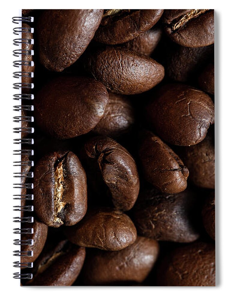 Wall Art Spiral Notebook featuring the photograph Coffee by Marlo Horne