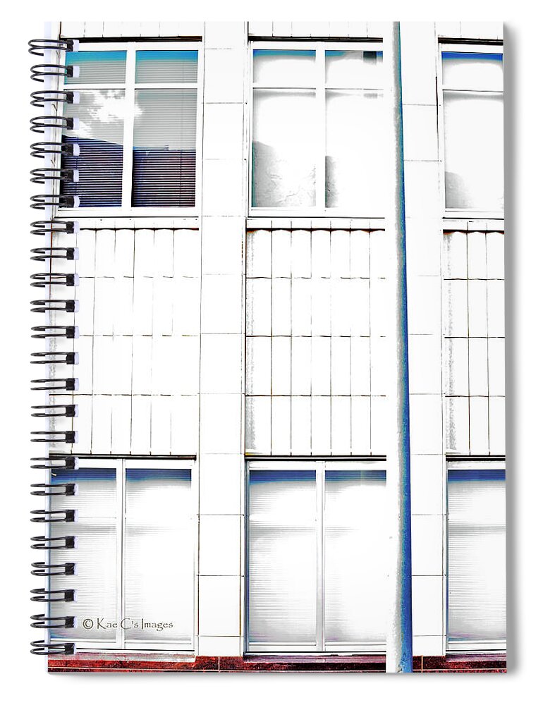 Windows Spiral Notebook featuring the photograph Color Fade Windows by Kae Cheatham