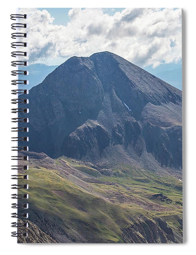 14ers Spiral Notebook featuring the photograph Colorado 14er Mt. Lindsey by Aaron Spong