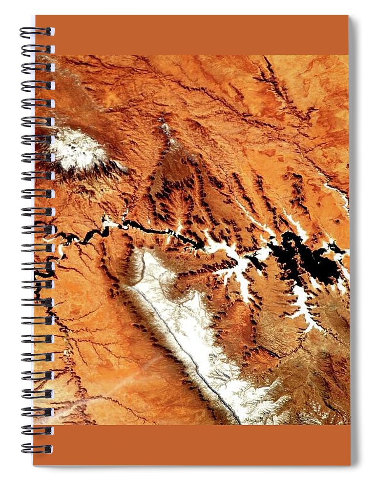 Colorado Spiral Notebook featuring the photograph Colorado Plateau NASA by Rose Santuci-Sofranko