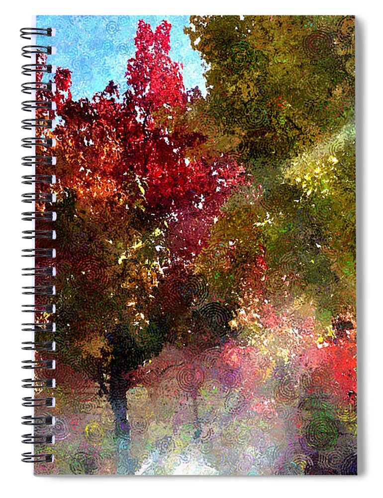 Colors Spiral Notebook featuring the photograph Colors of the Season by Katherine Erickson