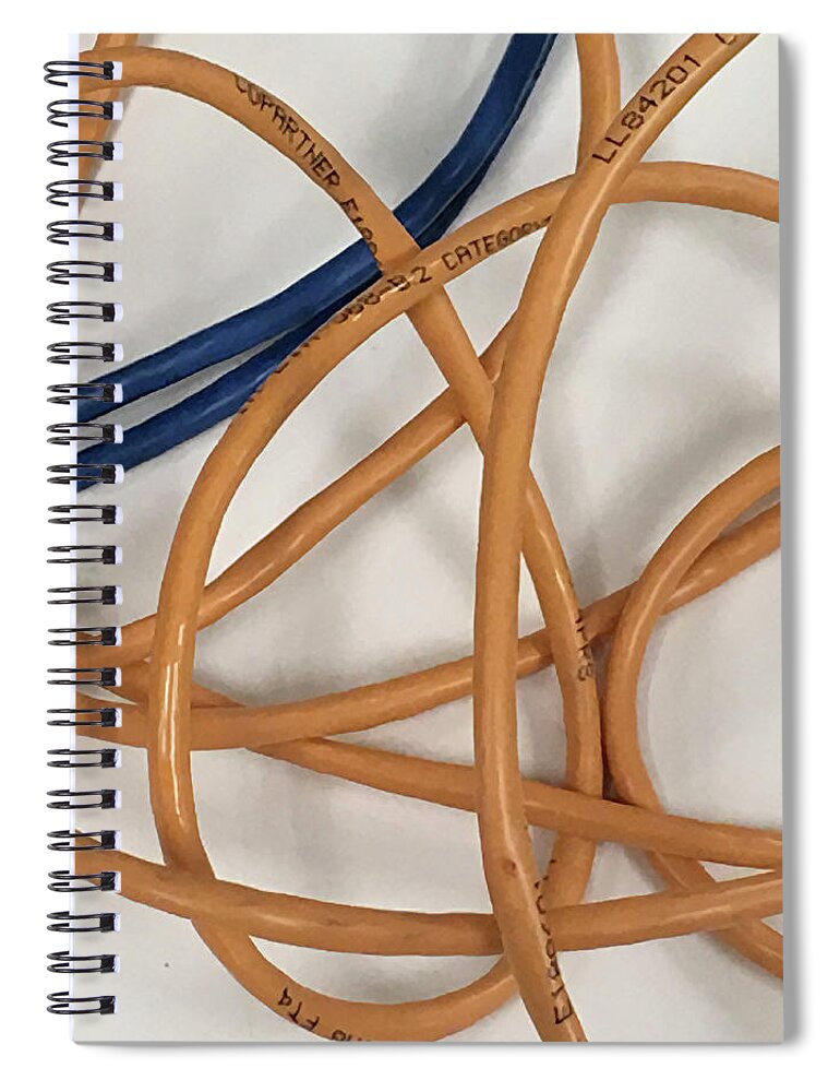 Photograph Spiral Notebook featuring the photograph Communicating by Richard Wetterauer