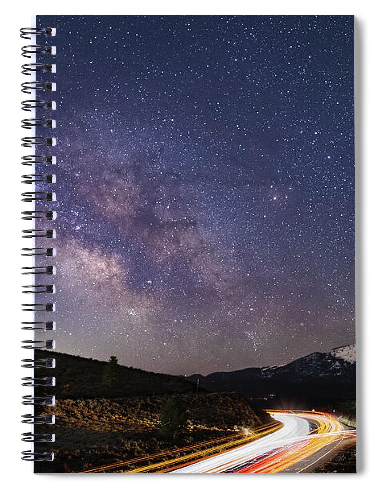 Car Spiral Notebook featuring the photograph Commute to the Core by Mike Lee