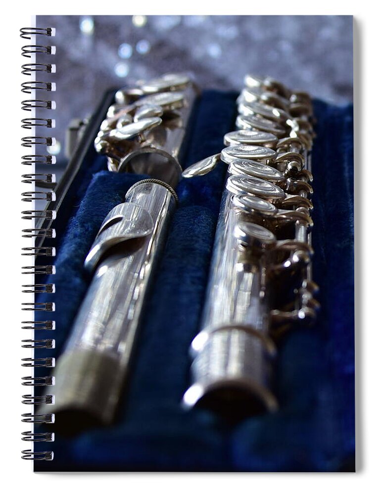 Concert Flute Spiral Notebook featuring the photograph Concert in a Case by Neil R Finlay