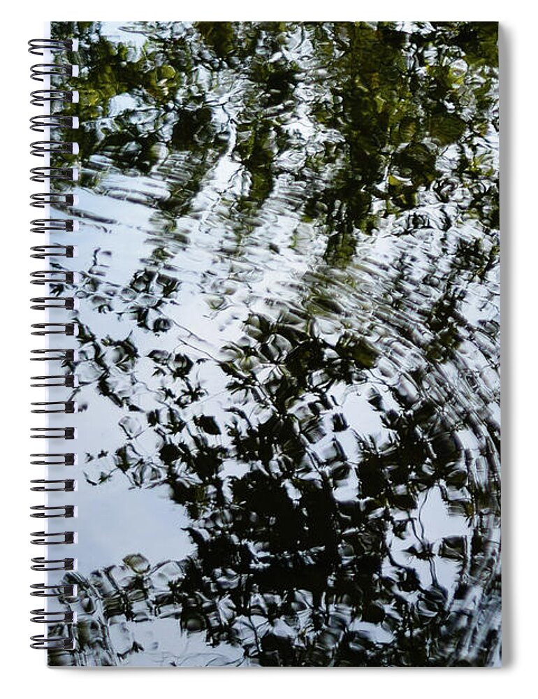 Water Spiral Notebook featuring the photograph Conestoga Circles by Tana Reiff