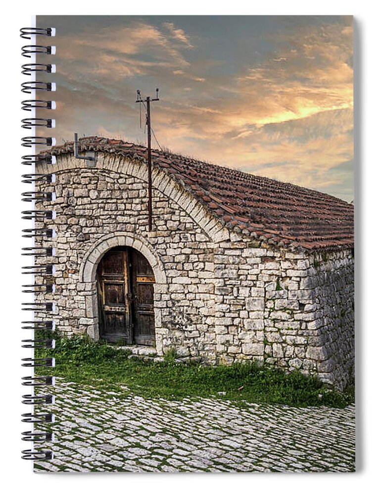Cloudy Sky Spiral Notebook featuring the photograph The Cool Room by Ari Rex
