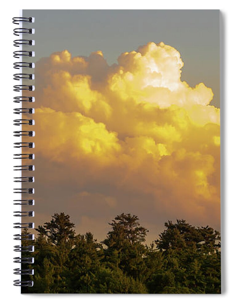 Clouds Spiral Notebook featuring the photograph Copper Clouds by David Lee