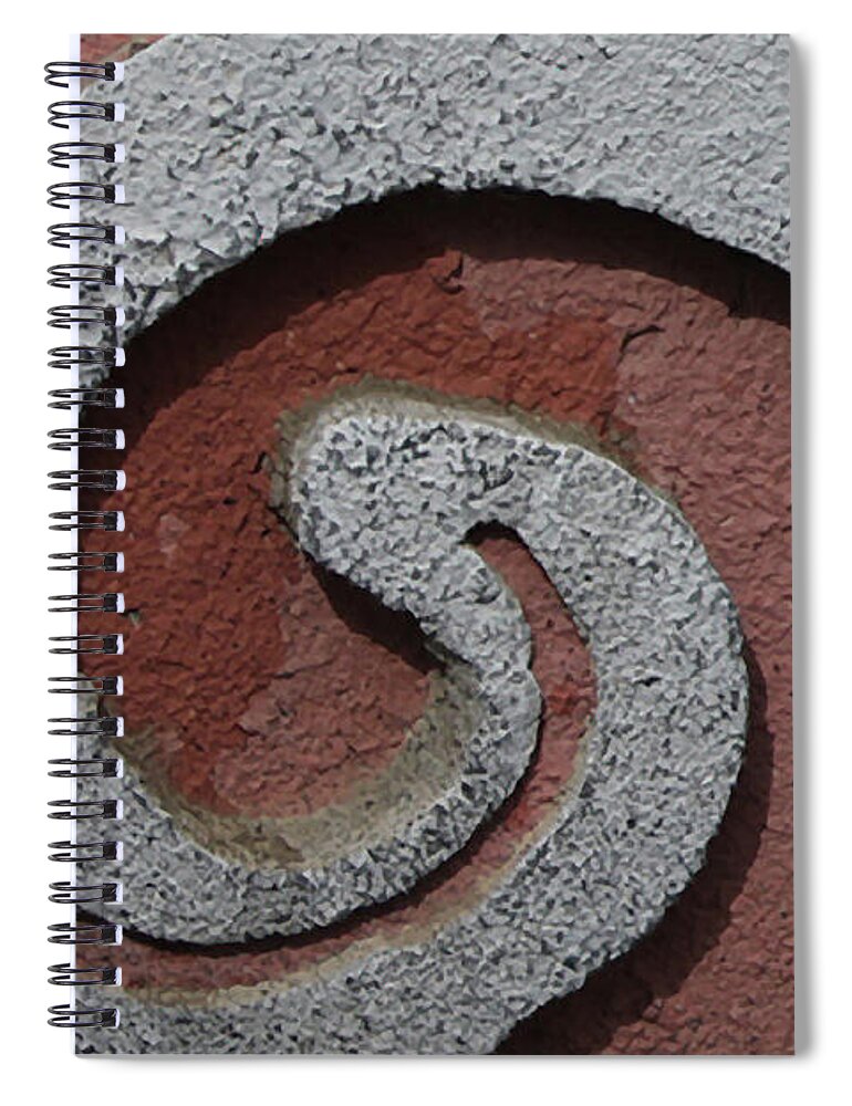 Photograph Spiral Notebook featuring the photograph Copper Swirl by Richard Wetterauer