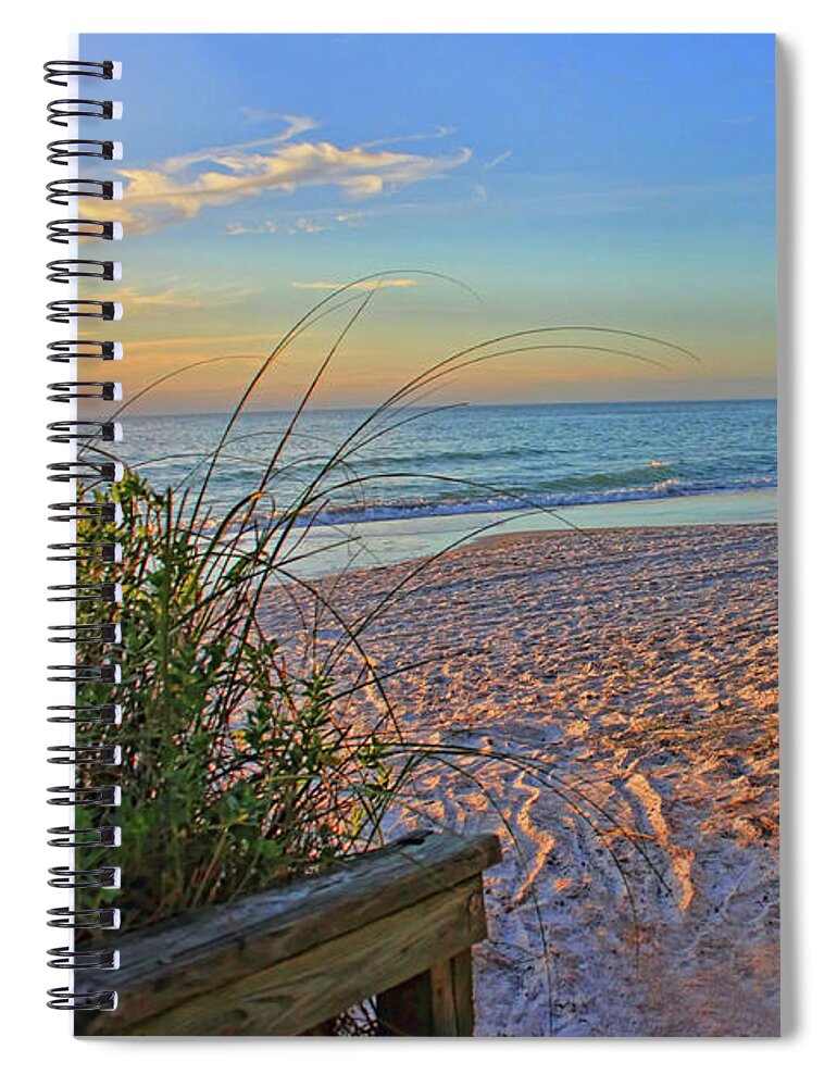 Coquina Beach Spiral Notebook featuring the photograph Coquina Beach by H H Photography of Florida by HH Photography of Florida