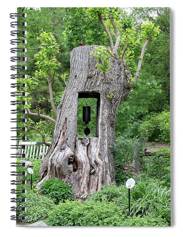 Cornell University Spiral Notebook featuring the photograph Cornell Botanic Gardens #1 by Mindy Musick King