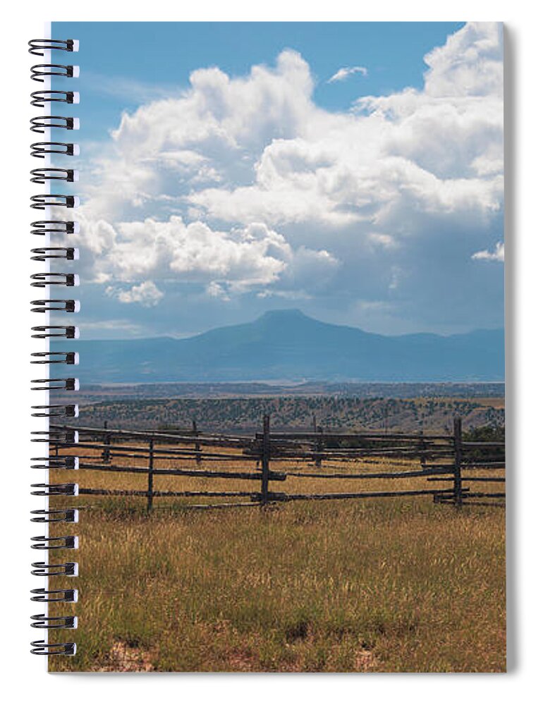 Ghost Ranch Spiral Notebook featuring the photograph Corral by David Lee