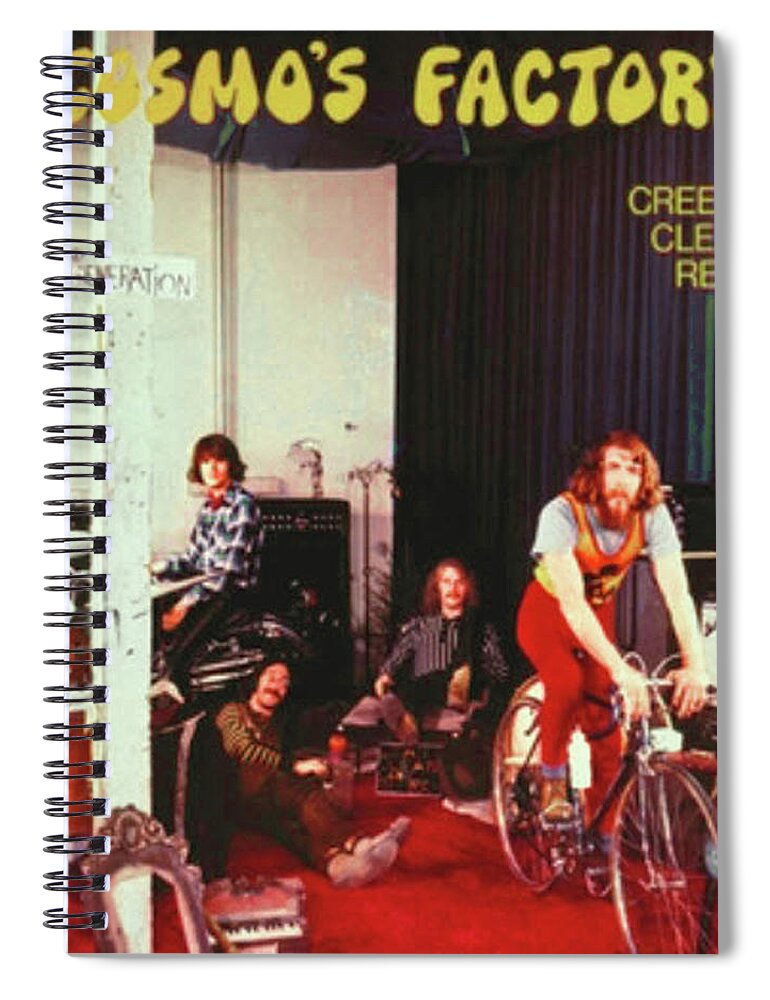 Cosmo's Factory Spiral Notebook featuring the photograph Cosmo's Factory by Imagery-at- Work