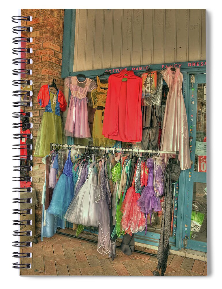 Bridgetown Spiral Notebook featuring the photograph Costume Magic by Elaine Teague