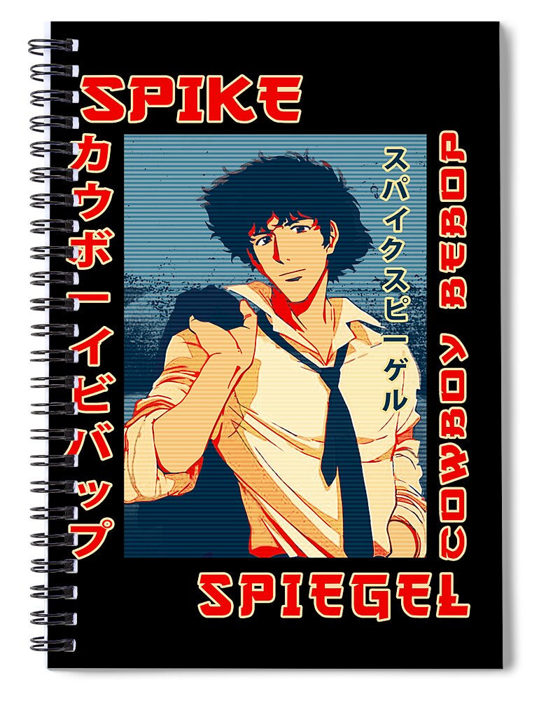 Cowboy Bebop Spike Spiegel Retro Art Anime Spiral Notebook by Anime Art -  Pixels