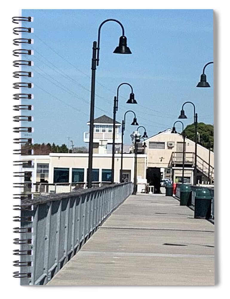 Crab Shack Spiral Notebook featuring the photograph Crab shack on the James River by Catherine Wilson