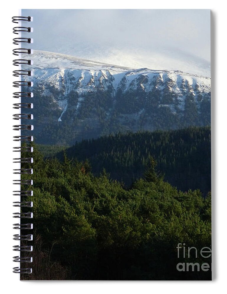 Creag Mhigeachaidh Spiral Notebook featuring the photograph Creag Mhigeachaidh - Cairngorm Mountains by Phil Banks