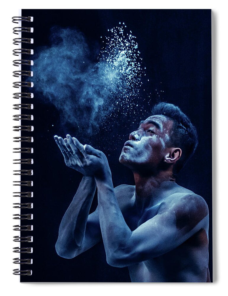 Photography Spiral Notebook featuring the photograph Creation 3 by Rick Saint