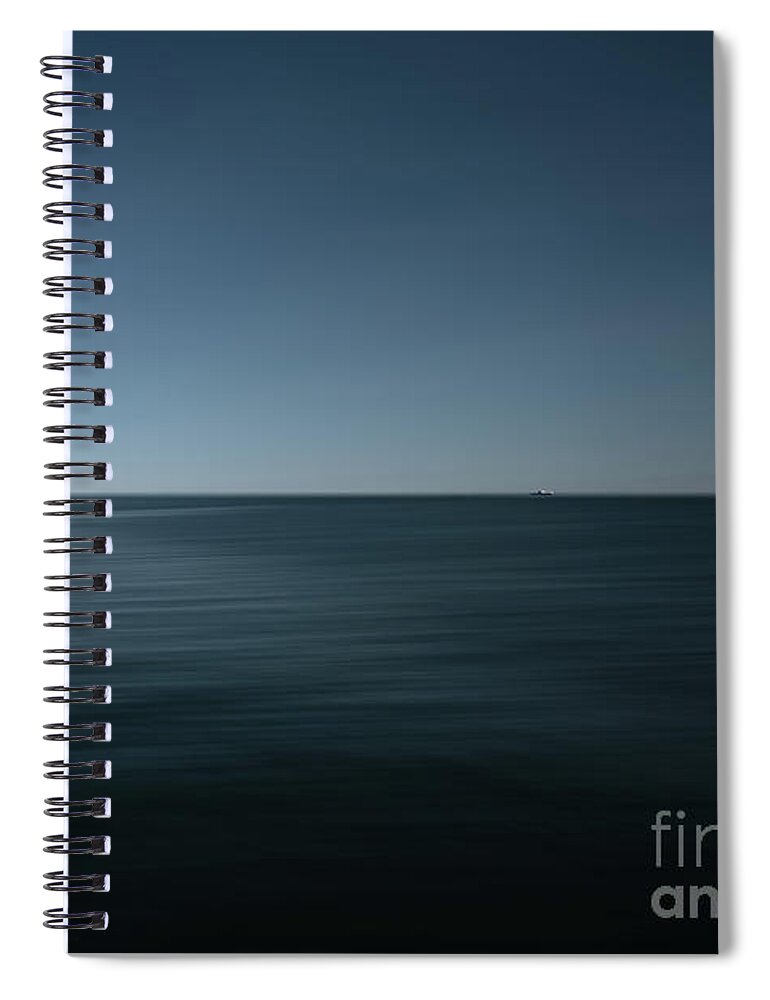 Icm Spiral Notebook featuring the photograph Crossing the Ocean by Stef Ko