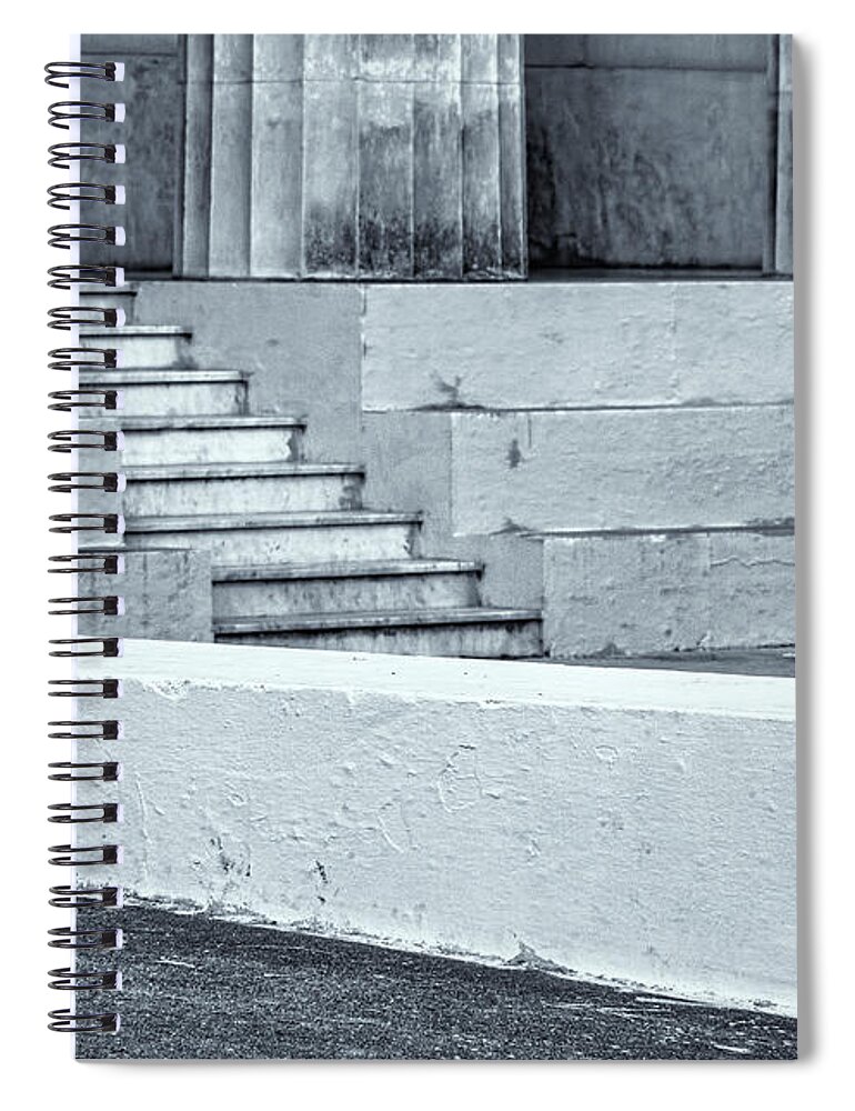 Havana Cuba Spiral Notebook featuring the photograph Cuban Steps by Tom Singleton