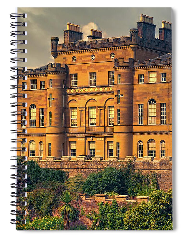 Culzean Castle Spiral Notebook featuring the photograph Culzean Castle by Kype Hills