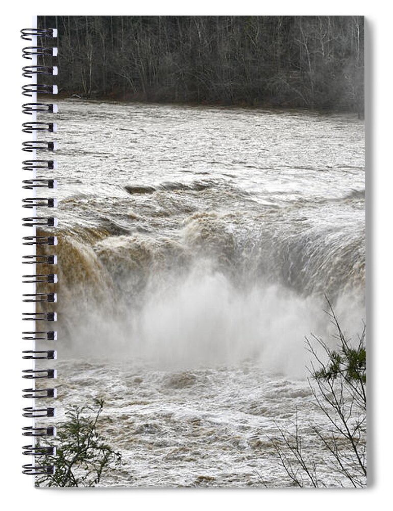 Cumberland Falls Spiral Notebook featuring the photograph Cumberland Falls 19 by Phil Perkins