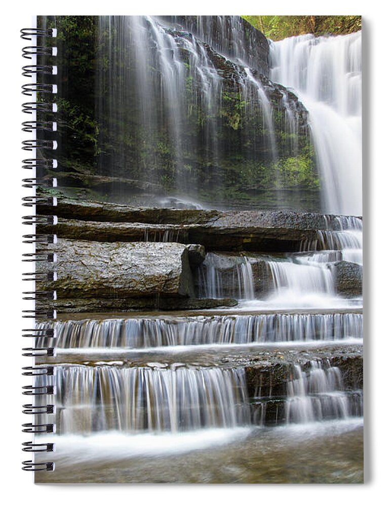 Cummins Falls State Park Spiral Notebook featuring the photograph Cummins Falls 30 by Phil Perkins