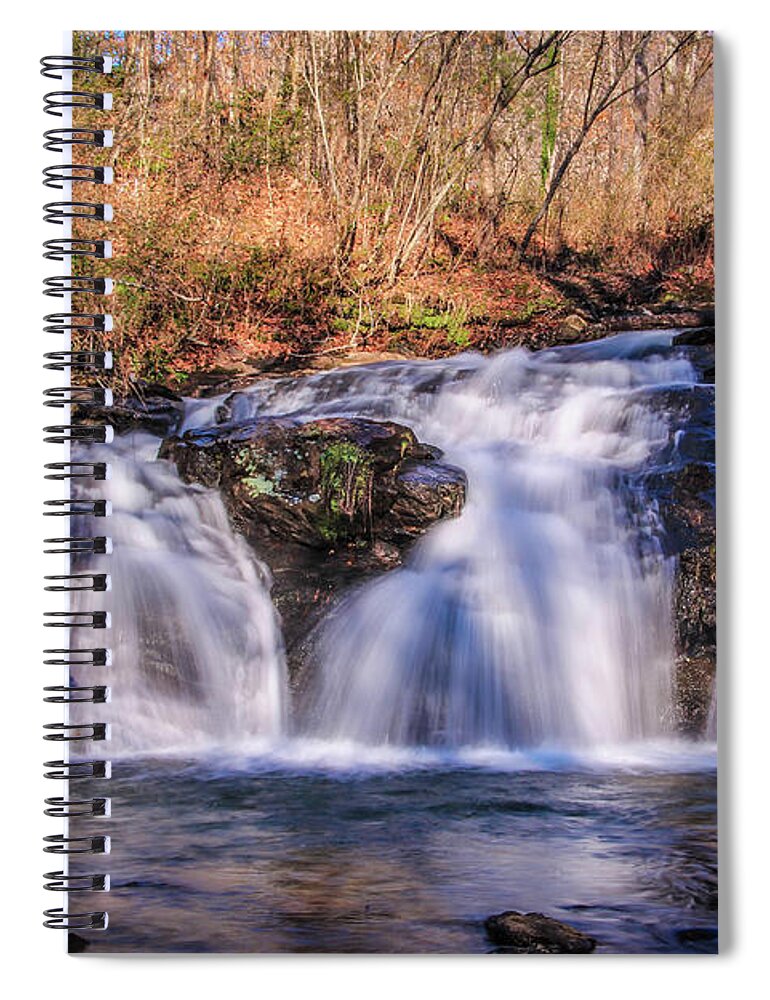 Waterfall Spiral Notebook featuring the photograph Cupid Falls by Richie Parks