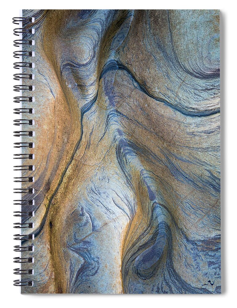 Beach Spiral Notebook featuring the photograph Curves by Anita Nicholson
