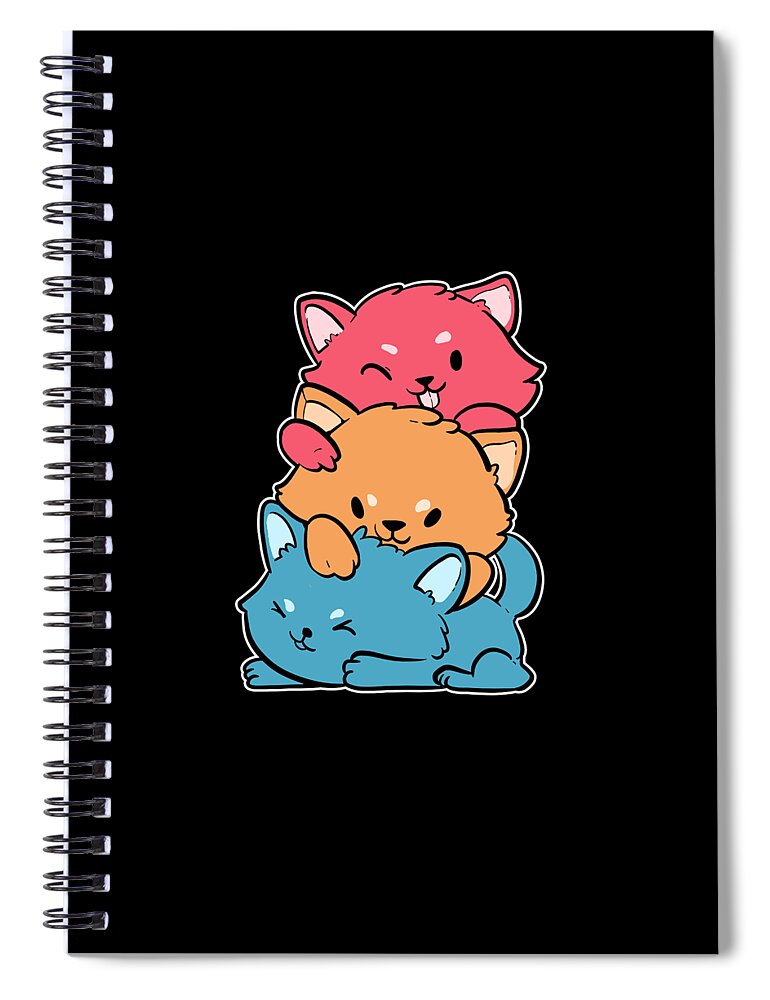 Cute and Kawaii Cat | Spiral Notebook