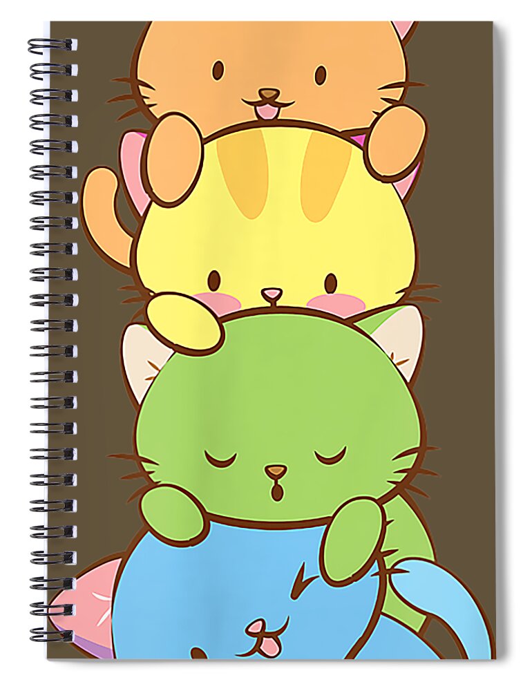 Cute and Kawaii Cat | Spiral Notebook