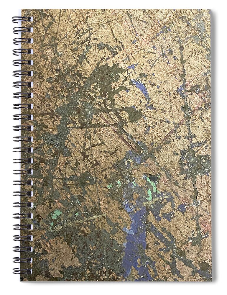 Abstract Spiral Notebook featuring the digital art Da003 by Tim Nyberg