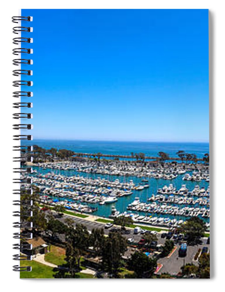 Boats Spiral Notebook featuring the photograph Dana Point Harbor by Marcus Jones