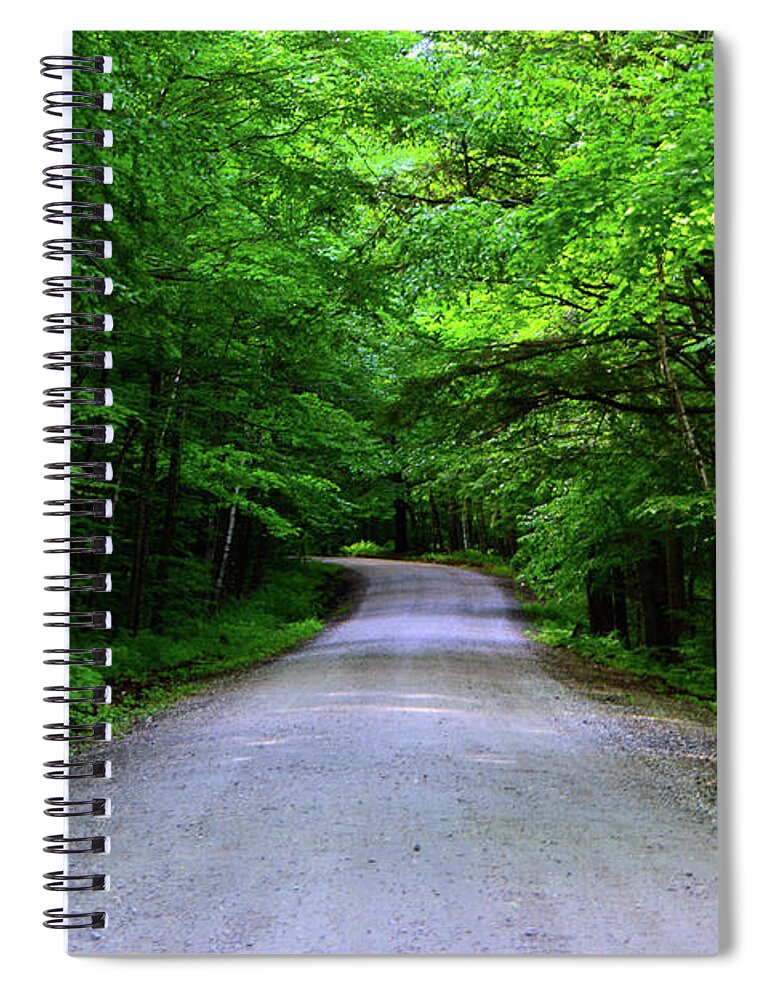 Danby-langrove Road Spiral Notebook featuring the photograph Danby-Langrove Road USFS 10 by Raymond Salani III