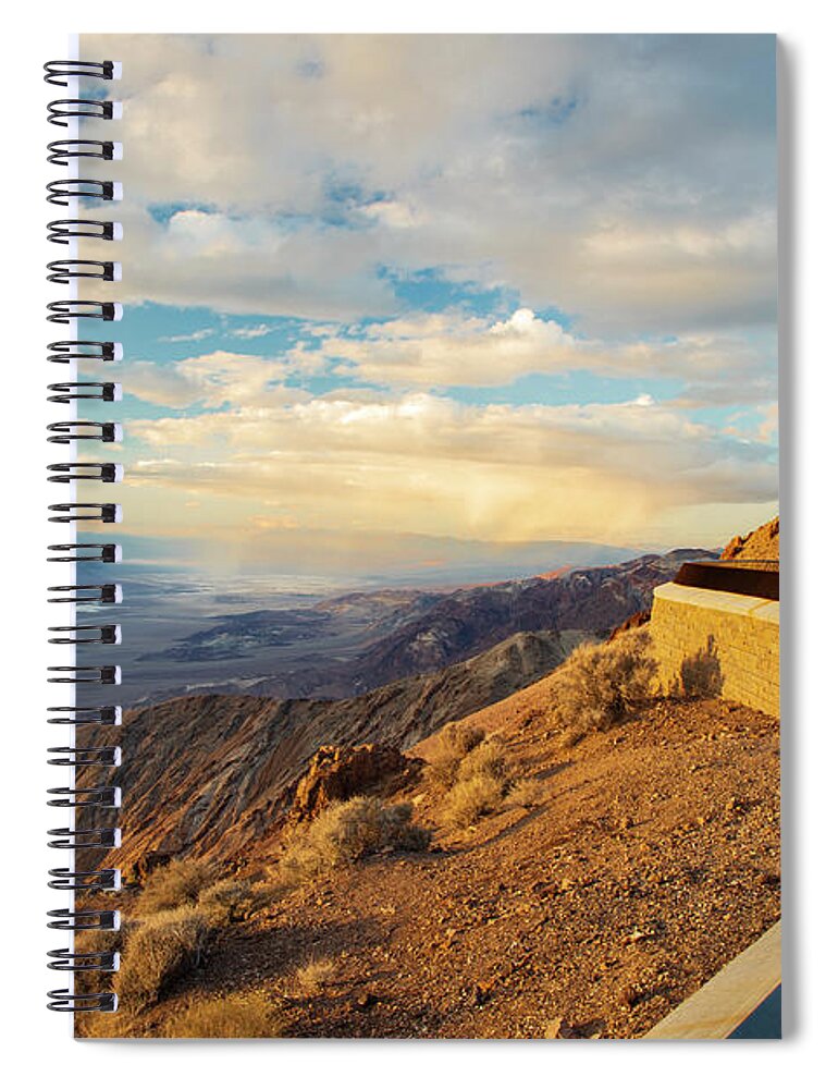 Nature Spiral Notebook featuring the photograph Dante's Viewing Area by Mike Lee
