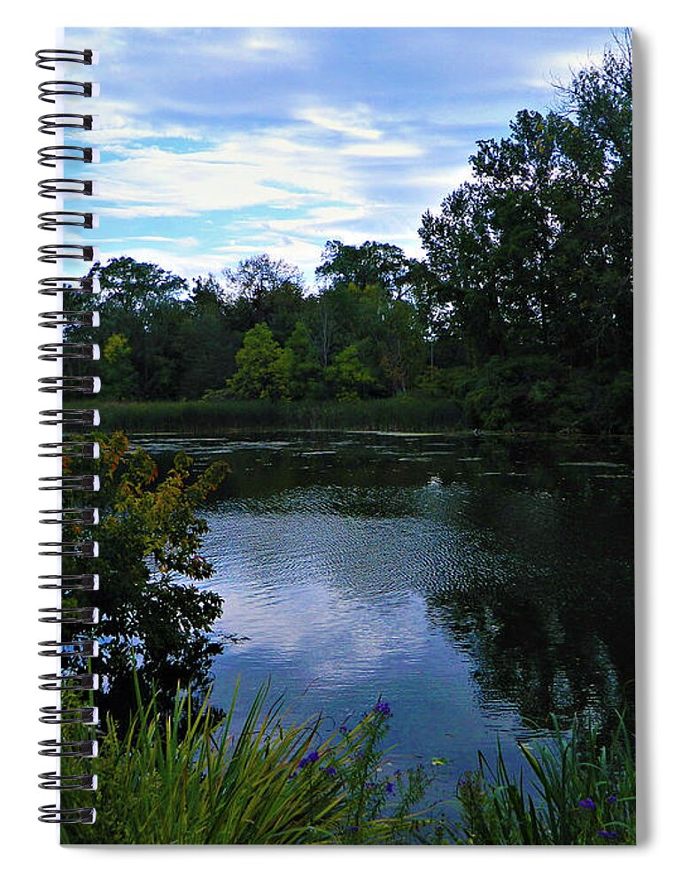 Date Night Spot Spiral Notebook featuring the photograph Date Night Spot by Cyryn Fyrcyd