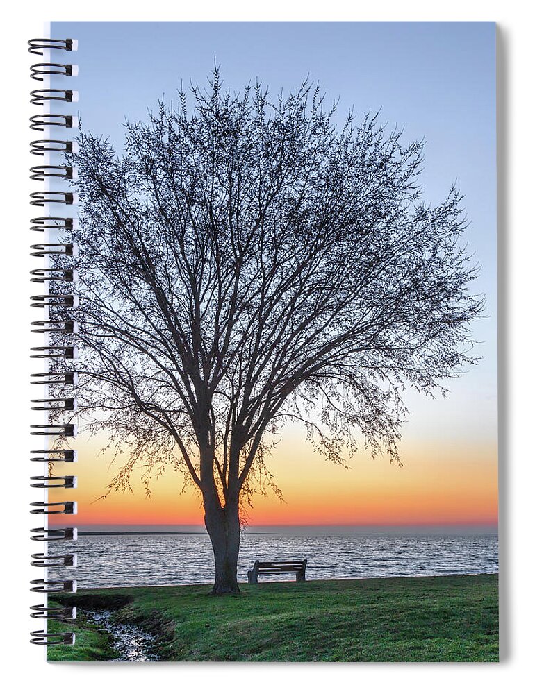 Dawn Spiral Notebook featuring the photograph Dawn Awakens by Rod Best