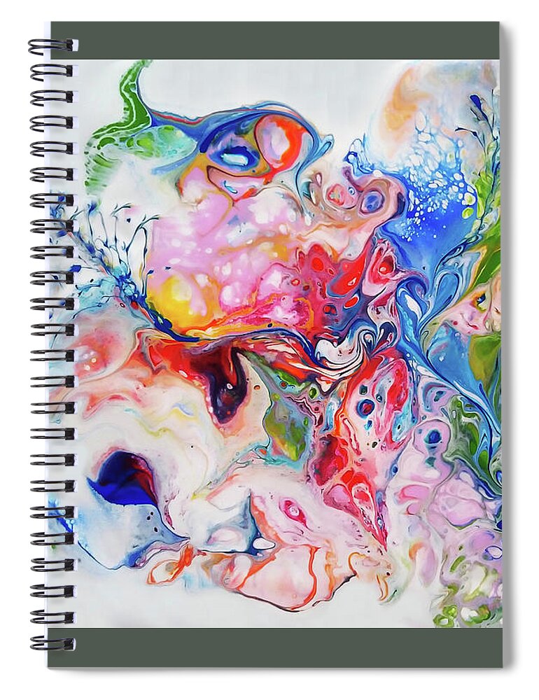 Colorful Spiral Notebook featuring the painting Day Dream by Deborah Erlandson