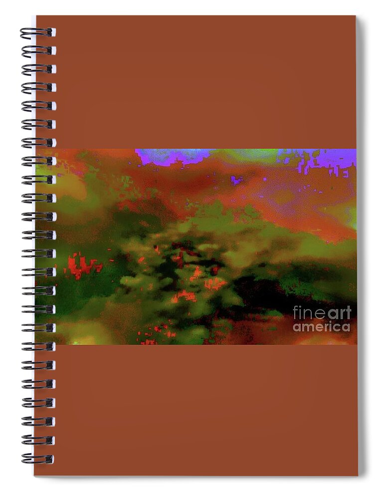 Foggy Spiral Notebook featuring the digital art Day dreamer by Glenn Hernandez