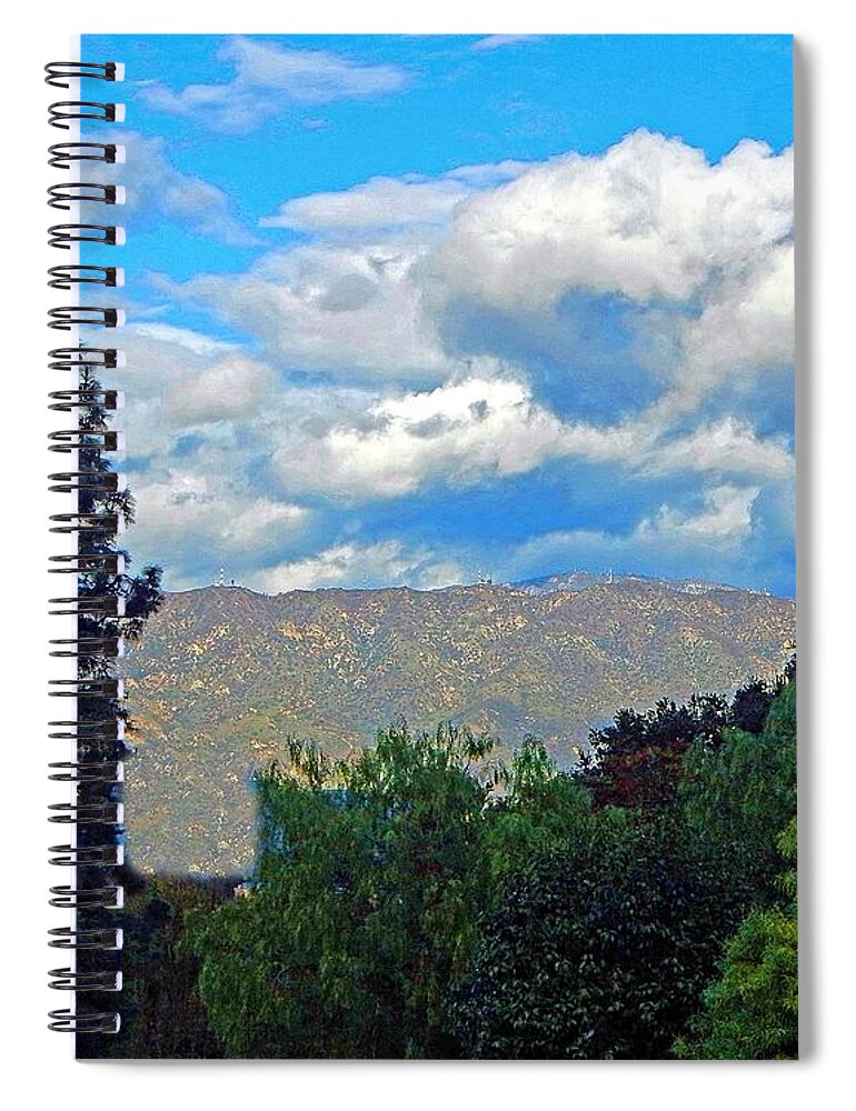 Sky Spiral Notebook featuring the photograph Day One by Andrew Lawrence