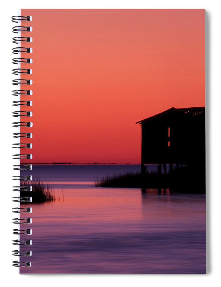 Atlantic Coast Spiral Notebook featuring the photograph Day's End by Melissa Southern
