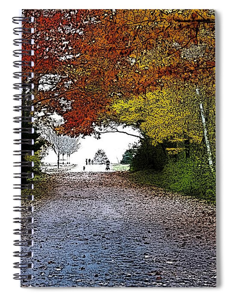 Marcia Lee Jones Spiral Notebook featuring the photograph Days of Color by Marcia Lee Jones
