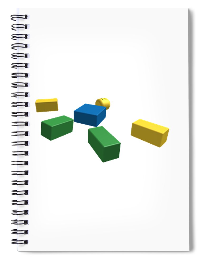 Dead noob roblox Spiral Notebook by Vacy Poligree - Pixels