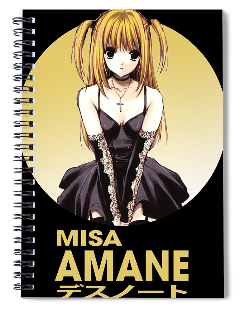 Death Note Art Misa Amane Anime Spiral Notebook by Fantasy Anime - Pixels
