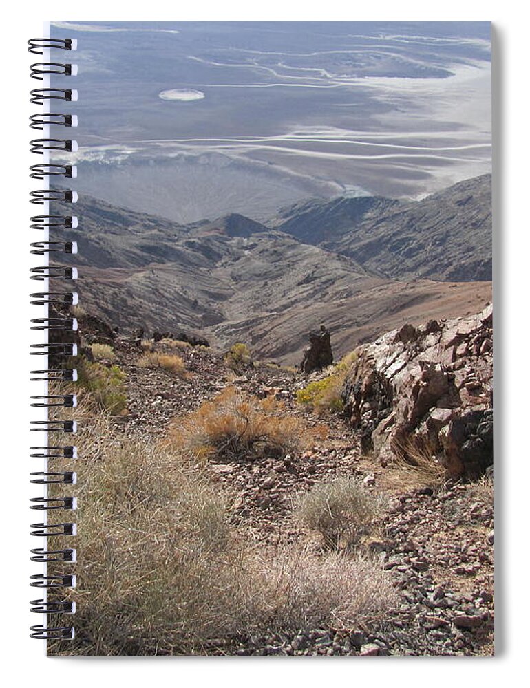 Desert Spiral Notebook featuring the photograph Death Valley #1 by Edward Theilmann