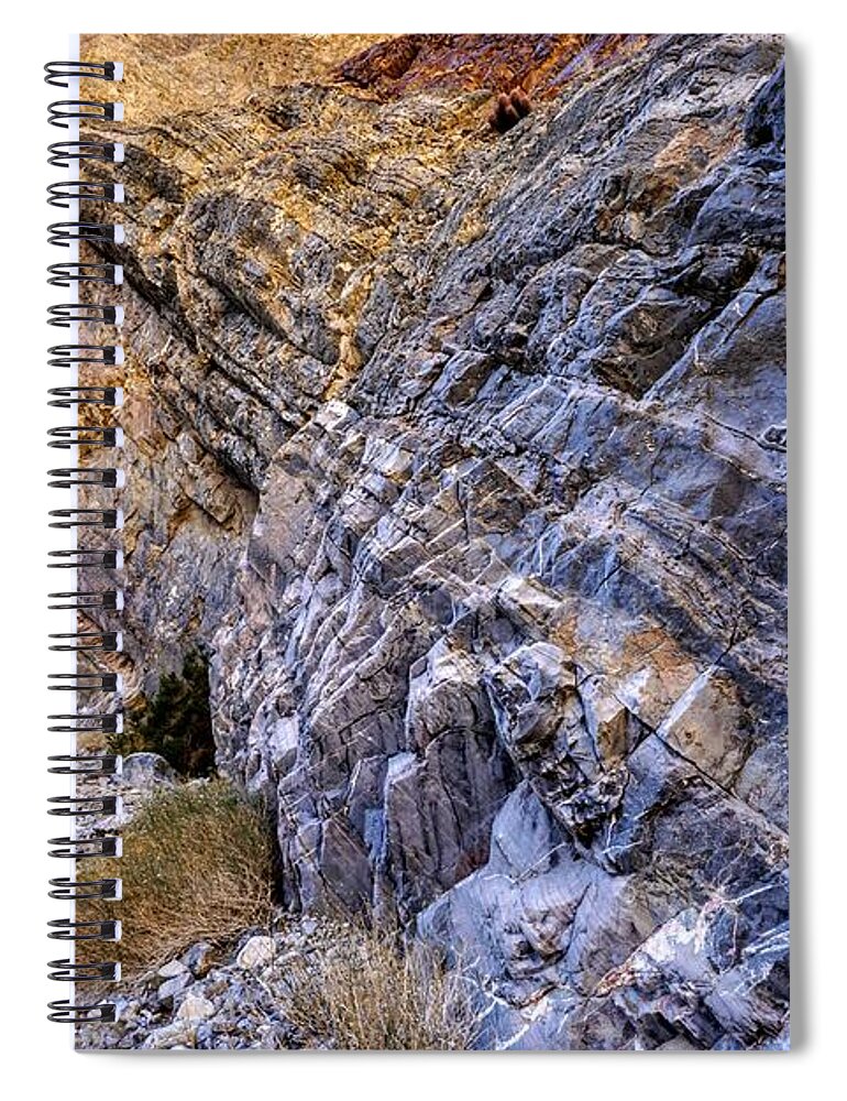 Death Valley Spiral Notebook featuring the photograph Death Valley Revealed by Brett Harvey