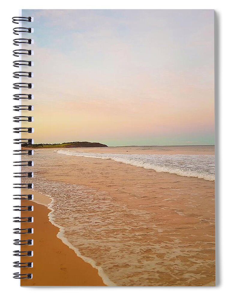 Water Spiral Notebook featuring the photograph Dee Why Beach Sunset No 3 by Andre Petrov