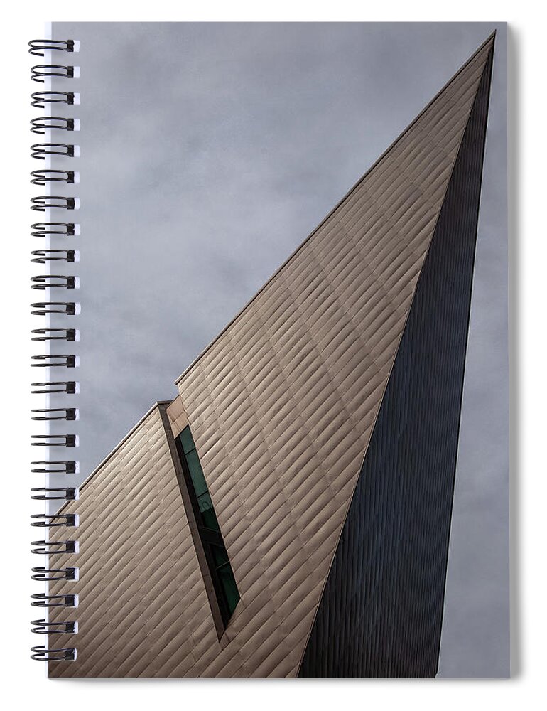 Denver Art Museum Spiral Notebook featuring the photograph Denver Art Museum 1 by Kevin Schwalbe