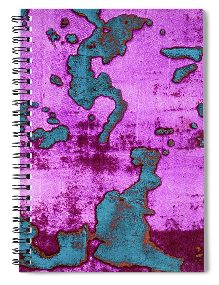 Abstract Spiral Notebook featuring the painting Design 23 by Joye Ardyn Durham