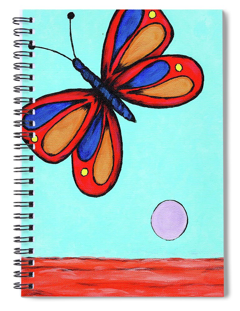Nature Spiral Notebook featuring the painting Despierta by Meghan Elizabeth