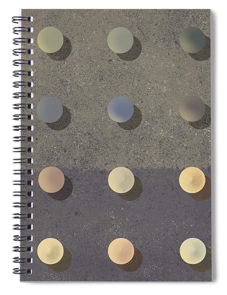  Spiral Notebook featuring the digital art Dessin Numerique 03 by Steve Hayhurst